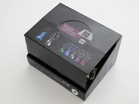 LED oszlopgyertya SANTA 16 cm átlátszó - több kialakítás