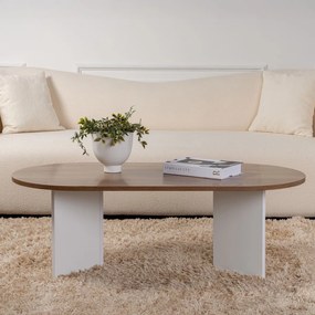Konferenciaasztal Sable Walnut White