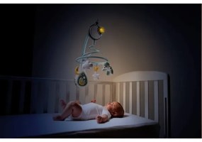 Chicco - Kiságy forgó dallammal 3in1 NEXT2DREAMS 3xAA kék