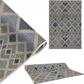 Modern Szőnyeg Nappaliba, Szőtt Kötél Szőnyeg, Erős, Tartós, Teraszra Is Alkalmas, 150x230CM