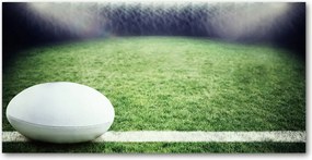 Fotó kép edzett üveg rögbi labda 140x70