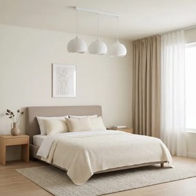 Brilagi - WABI SABI kábeles csillár 3xE27/40W/230V, fehér