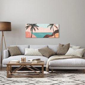 Kép - Pálmafák a tengernél (120x50 cm)