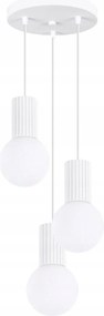 Mennyezeti Lámpa Függő Túlnyúlás 3x G9 Kerek Fehér Matt Halo Sollux