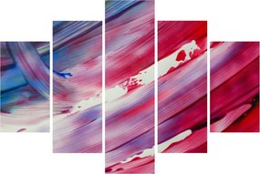 Kép - rózsaszínes kék szín (150x105 cm)