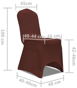 4 db barna nyújtható székszoknya