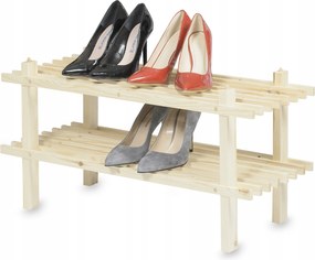 Cipőtartó Állvány Fa Polc Előszoba Szekrény Moduláris 70x26