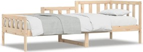 vidaXL tömör fenyőfa kanapéágy matrac nélkül 80 x 200 cm