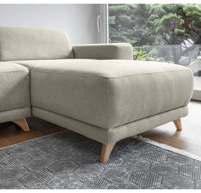 Bézs kinyitható-tárolóhelyes sarokkanapé Classy Sophie – Miuform