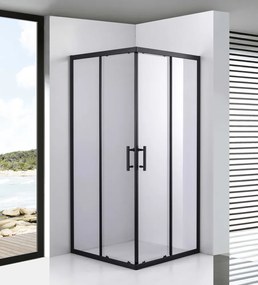 Toulon || 6mm Black zuhanykabin 90*90 190cm