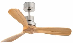 FARO 33509DC - Mennyezeti ventilátor MINI LANTAU króm/fa átm. 107 cm + távirányító