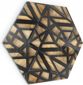 Stílusos padlóvédelem Kályha Kandalló Geometria fa h40