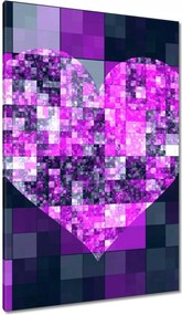 Vászonkép 80x120 Szív alakú mozaik