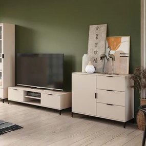 LORA fiókos komód, bézs