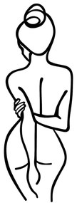 Fém fali dekoráció, Woman Body