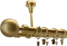 Függönykarnis Mennyezet 19+19 Arany Matt 300cm Modern