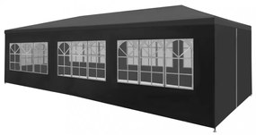 antracitszürke partisátor 3 x 9 m