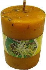 Természetes Mézes Dekorációs Illatgyertya Levendula 8 cm méhviasz