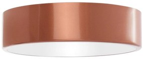 Fürdőszobai mennyezeti lámpa CLEO 2xE27/24W/230V á. 30 cm réz IP54