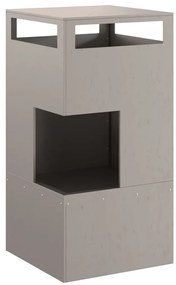 Tűzrakó Barna 50 x 50 x 100 cm időjárásálló acél