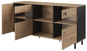 Vitrin BADIA tölgy/antracit