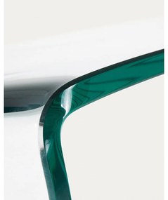 Üveg tárolóasztal 60x60 cm Burano – Kave Home