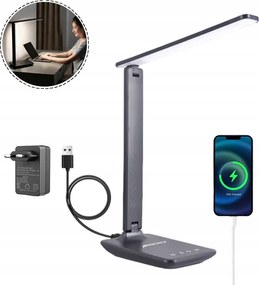 Led Asztali Lámpa Iskolai Olvasáshoz Éjjeli Asztalra Érintőgombos Dimmerrel Állítható