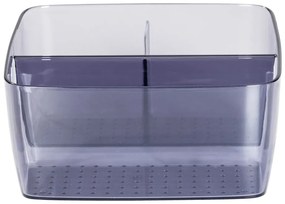 Szürke újrahasznosított műanyag fürdőszobai rendszerező San Diego – Wenko