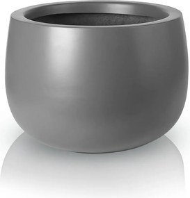 Üvegszálas kaspó szürke grafit 45 cm x 45 x 32 cm Polnix 95.023.45