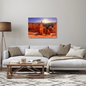 Kép - Utah, nemzeti park (üvegen) (70x50 cm)