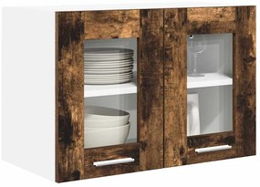 Függő szekrény Riga 2 pcs Füstölt tölgy 60 x 31 x 40 cm Faanyag