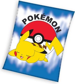Pokémon Chuchu Nap flanel polár takaró 130x160cm