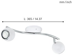 EGLO 31002 - LED Spotlámpa BIMEDA 2xGU10/3W LED