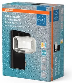 Osram - LED fürdőszobai fali lámpa ORBIS FLAME LED/5,5W/230V IP44 fekete