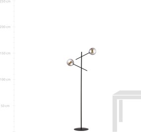 Emibig modern állólámpa linear fekete grafit emi1167/lp2