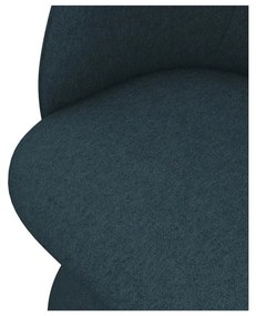 Petróleum színű kárpitozott étkezőfotel Maia – Makamii