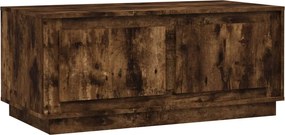 vidaXL füstös tölgy színű fatermék dohányzóasztal 102x50x44 cm