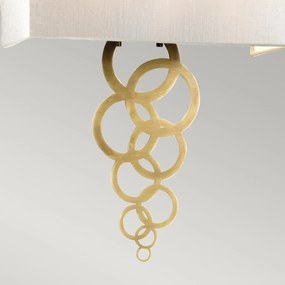 Elstead Lighting Rosa ROSA-LARGE-AB Fali lámpa 2x60W/E27