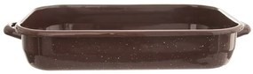 Zománcozott sütőedény, 28 x 18 x 6 cm, S