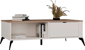 Aldabra CORDOBA dohányzóasztal 110x63x11.5 cm, kasmír- tölgy- fekete
