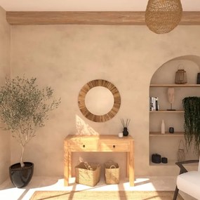 Atmosphera - Fali tükör PAMELA átm. 83 cm fenyő