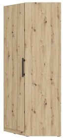 Sarok gardróbszekrény MARO 94x213 cm artisan tölgy