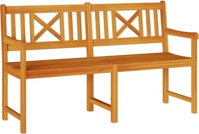 vidaXL Kerti pad Barna 150 x 56 x 90 cm Tömör Akácfa