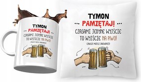 Timon párna ajándék bögre szett fényképes nyomtatással