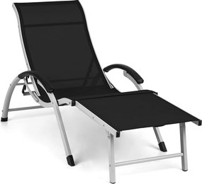 Blumfeldt Sunnyvale, nyugágy lábtartóval, alumínium, 4 szint