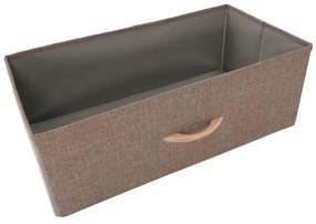 HAZEL TYP 2 szekrény szövet fiókokkal, barna, M