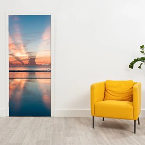 Fotótapéta ajtóra - Napsugarak a Dayton Beach felett (95x205cm)