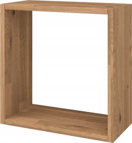 Akasztós polc tölgy négyzet Cube Loft 30x30 cm