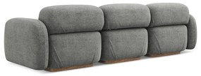 Szürke buklé moduláris kanapé 270 cm Ailani – Makamii