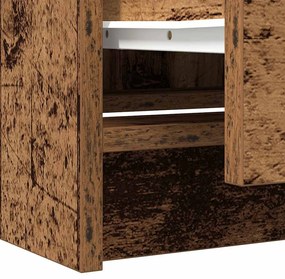 antik hatású szerelt fa TV-szekrény 40x35x54 cm